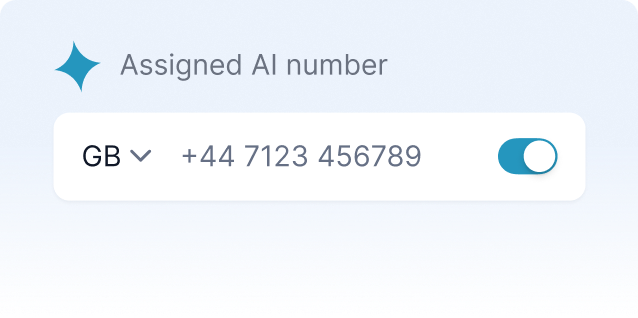 Get a dedicated number