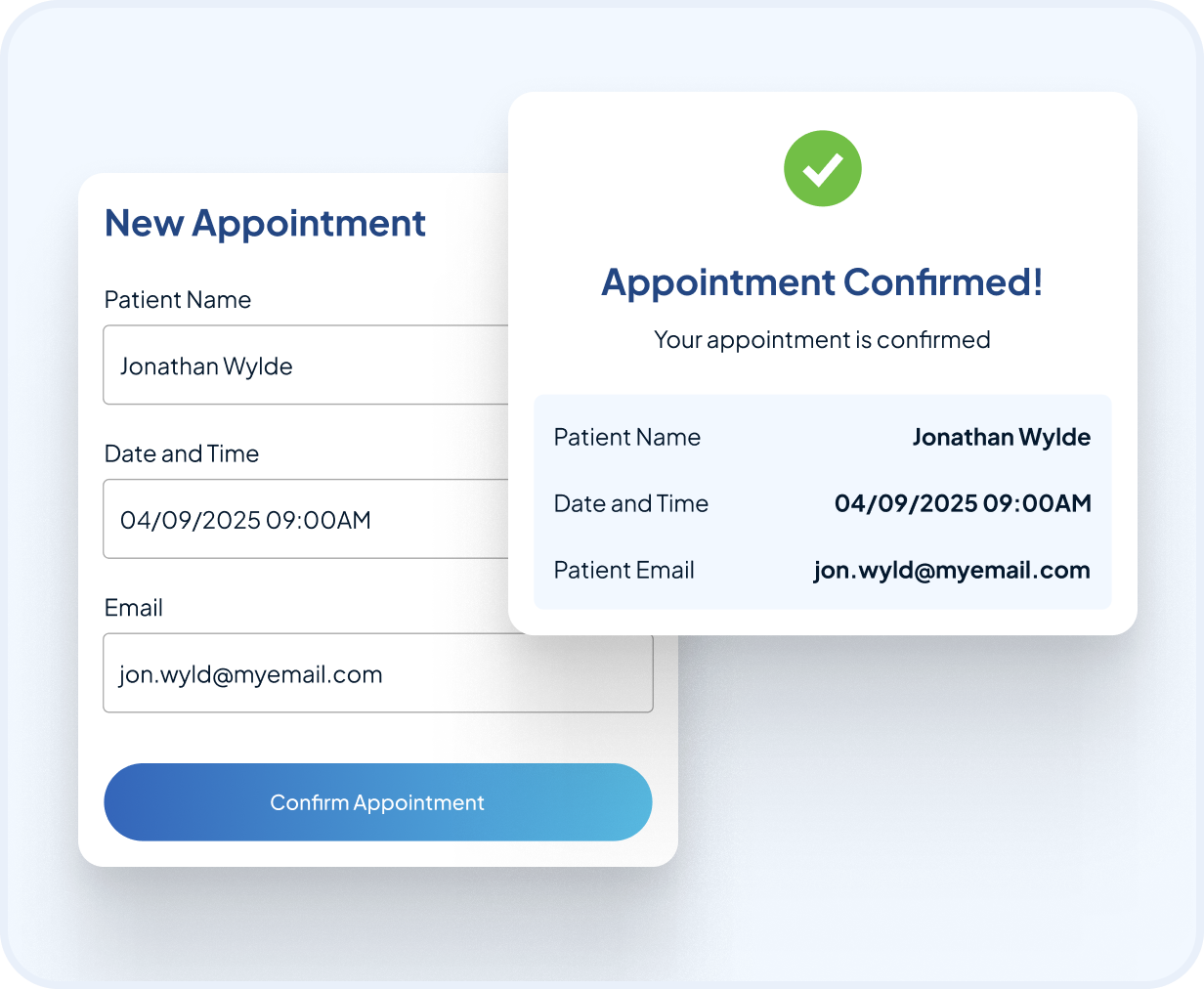 Create and Update Appointments
